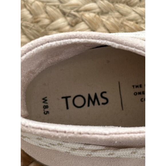 NEW TOMS RIO SUEDE BLUSH WATER RESISTANT LOW TOP BOOTS. Sz 8.5 Boho Ski No Box - Picture 6 of 11